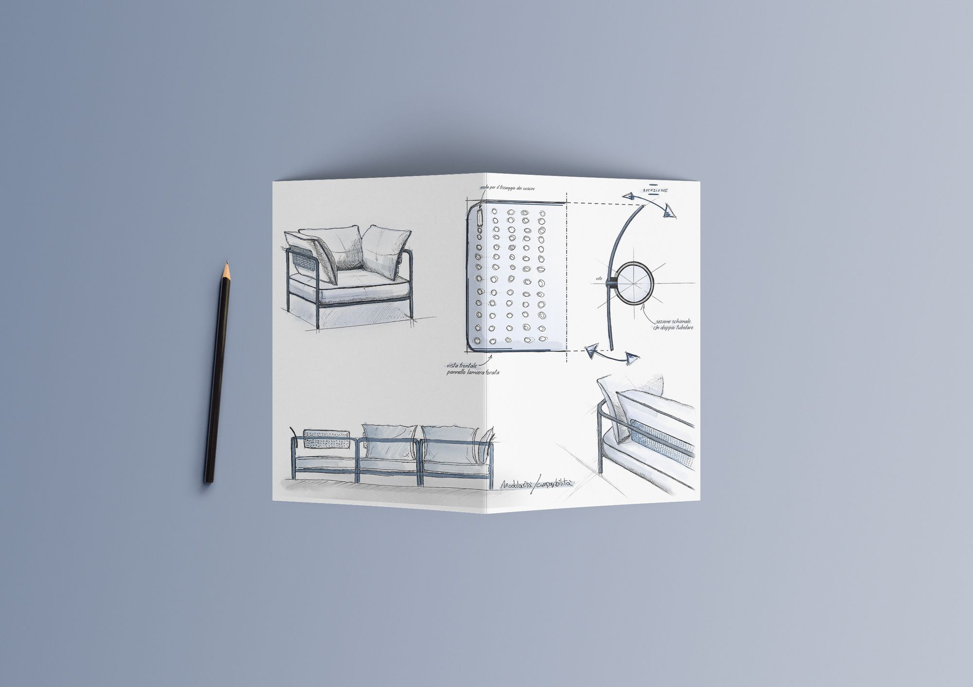 Стальной и тканый угловой садовый стул S-CAB лоскут ARCH-00022261 - Вид №38