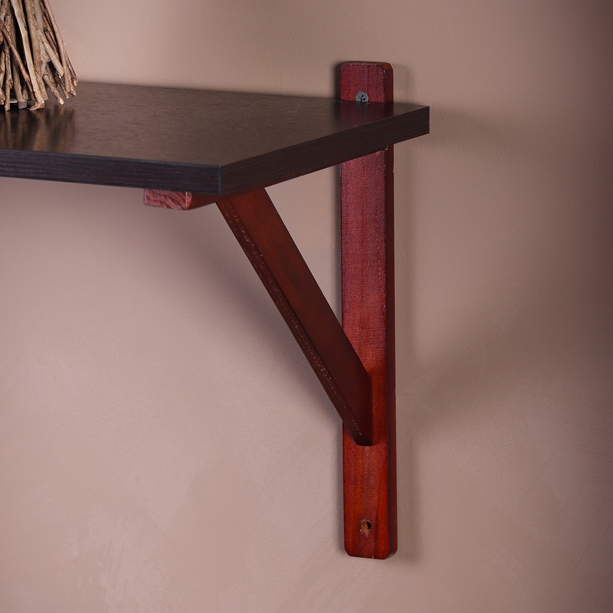 Кронштейн  Деревянный № 15, 250x300 мм, орех LJPS0116 Public Steel Россия  - Вид №5