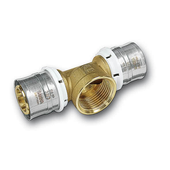 325130G2612 25130G - тройник 3fit-Press, без pb, внутренняя резьба Размер:26x1/2 SANHA  - Вид №1