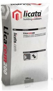 LICATA Предварительно смешанная основная штукатурка Licata.cem