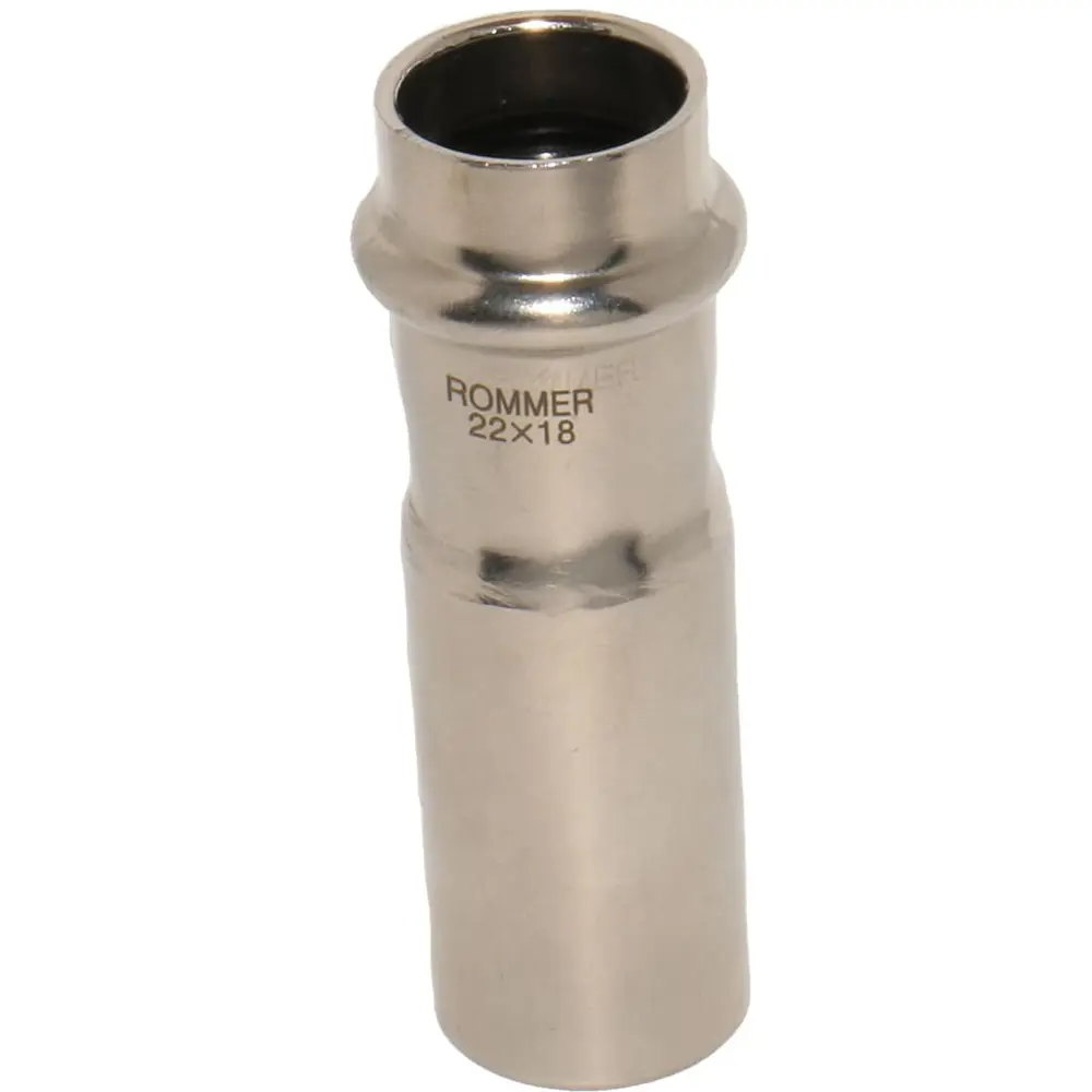 Муфта переходная Rommer 22x18 мм ВПр-НПр нержавеющая сталь 88011289 STLM-2031558 