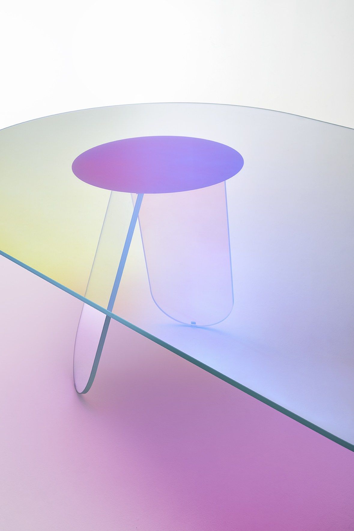 Овальный Хрустальный стол Glas Italia Shimmer ARCH-00009535 - Вид №1