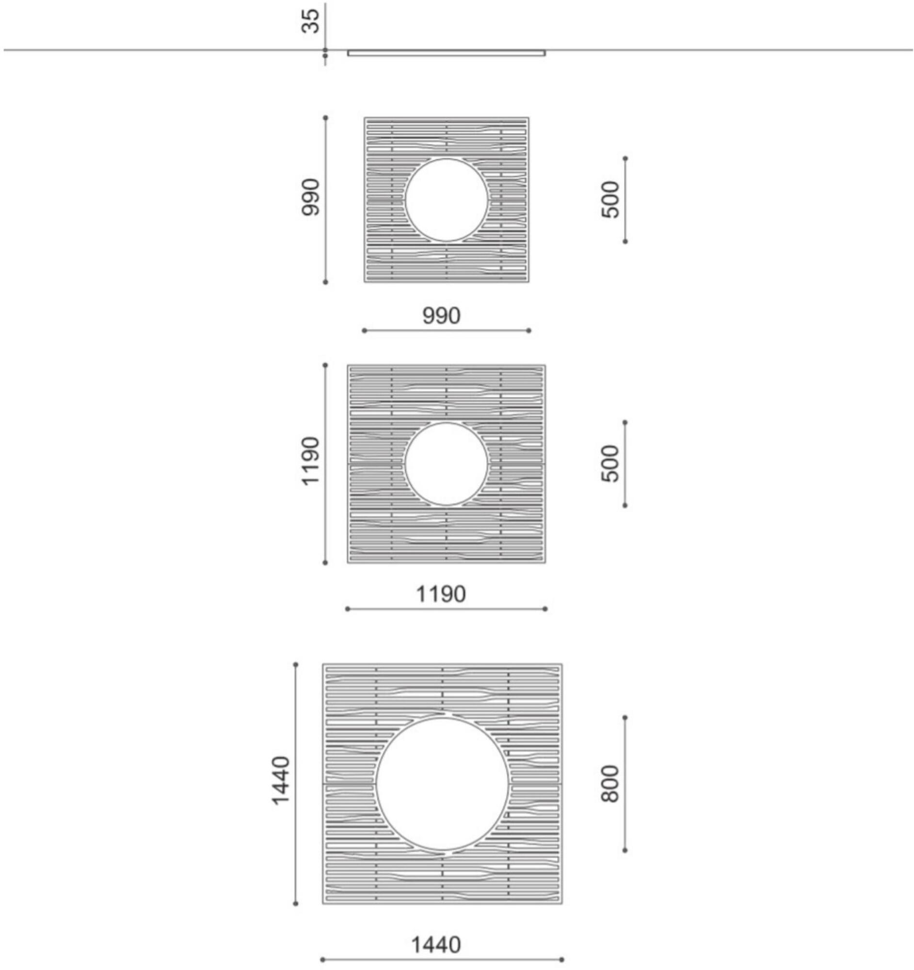 City Design Решетка для деревьев из стали sun-id-1370199 - Вид №4