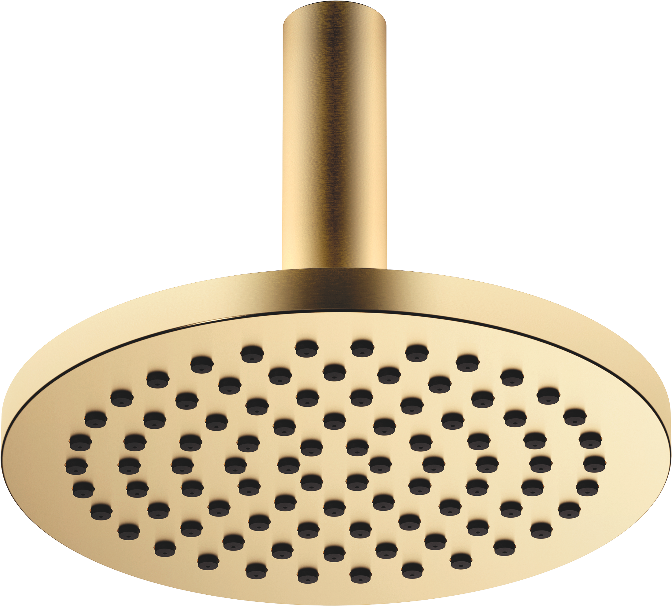 Тропический душ с потолочным креплением 220 мм - Матовая дюрабрасс (23-каратное золото)