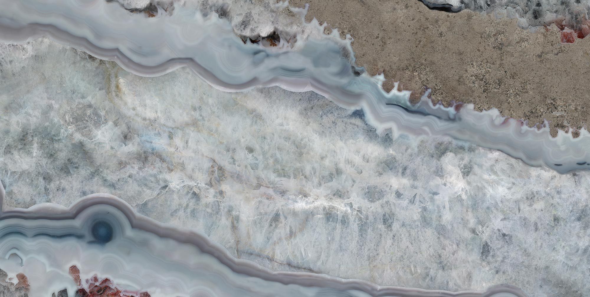 Декоративная панель из алюминия, стекла или ПММА Tecnografica драгоценные камни ARCH-00065838 - Вид №3