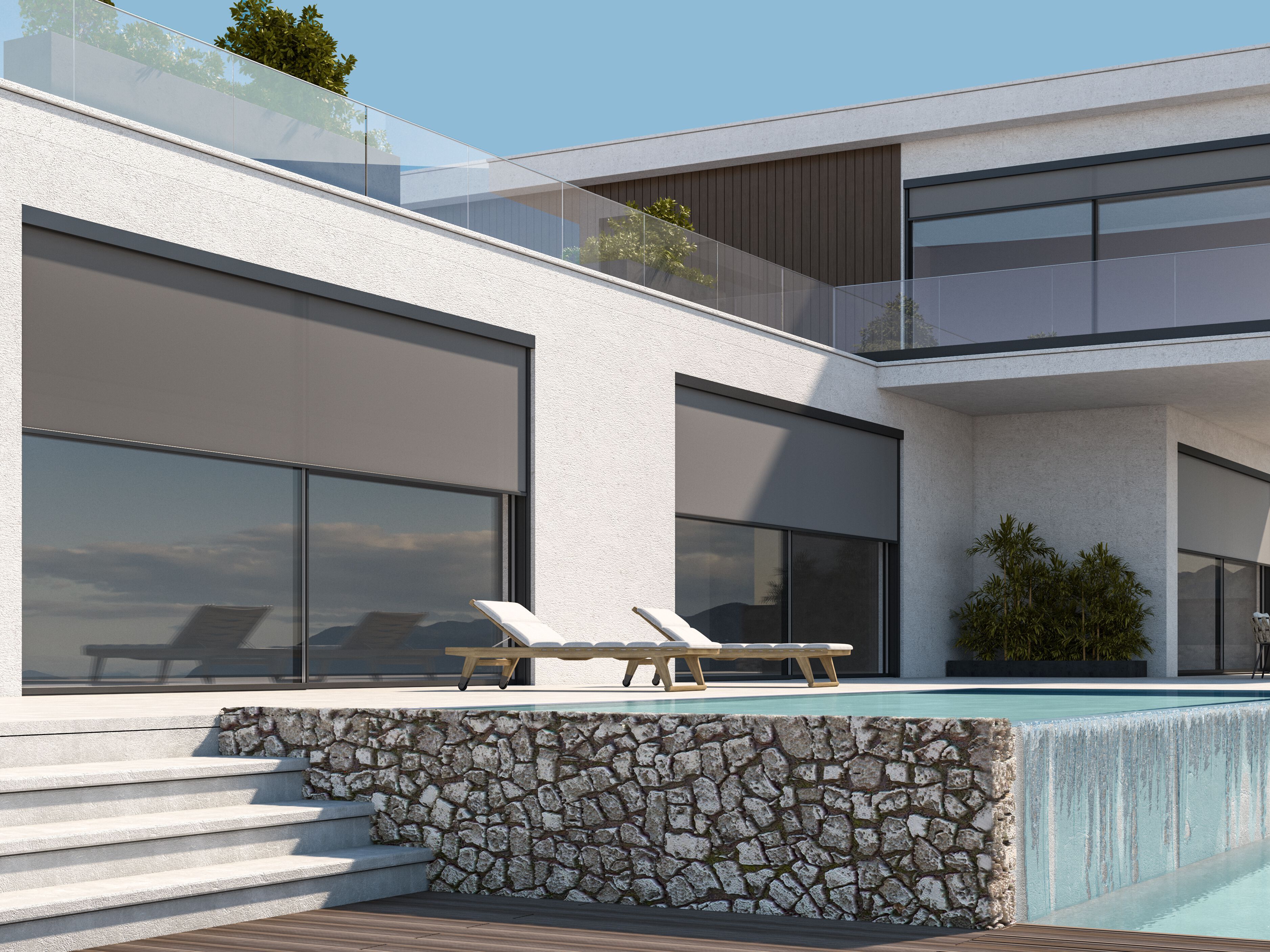 Навес с электроприводом Alumil Smartia systems ARCH-00043437