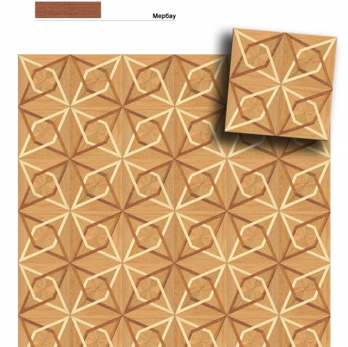 Художественный паркет Da Vinci Щитовой 26-536 Дуб (Гладкая) 500х500 мм 26010536 - Вид №1