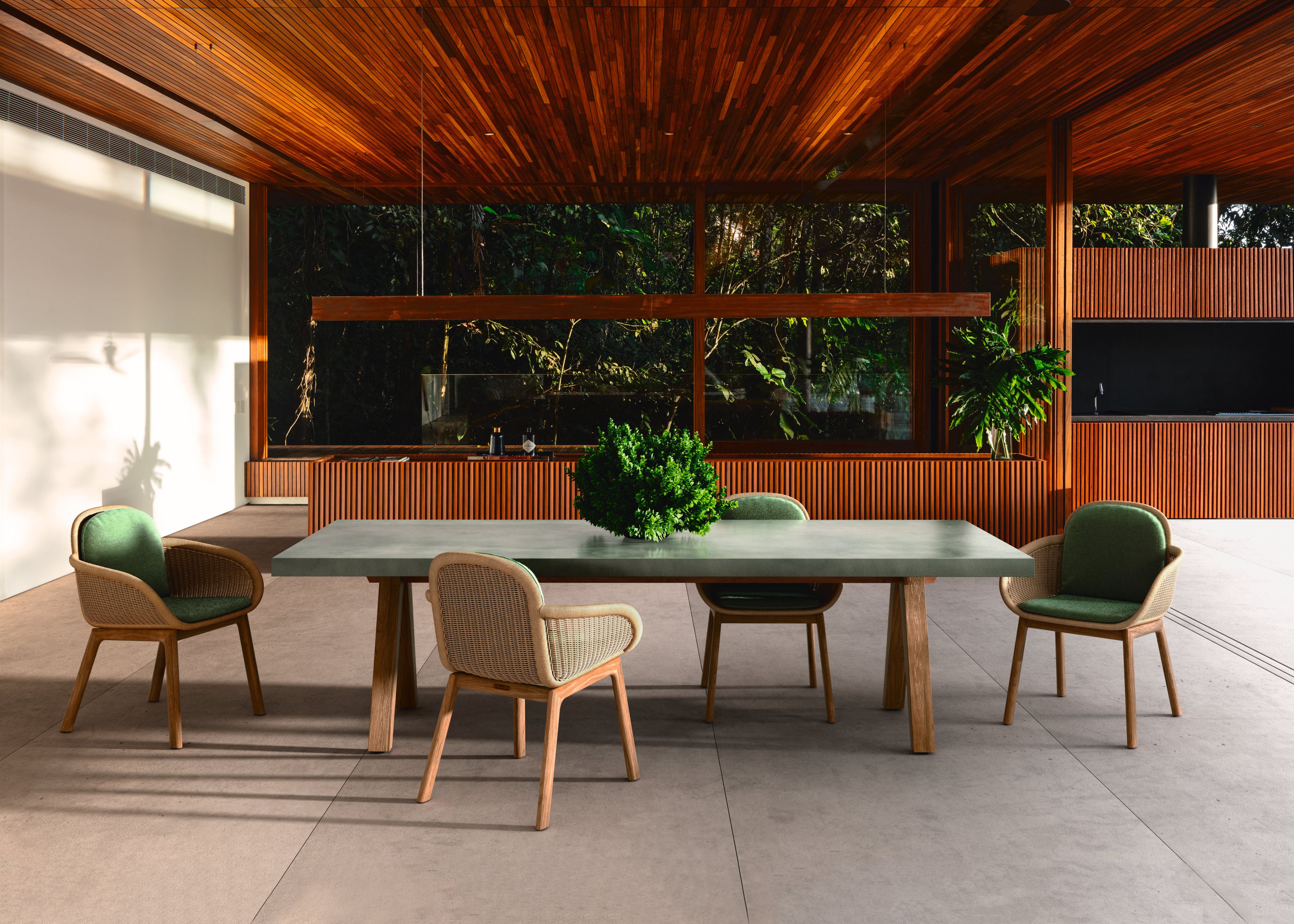 Садовый стул Kettal плетеная ARCH-00025959 - Вид №2