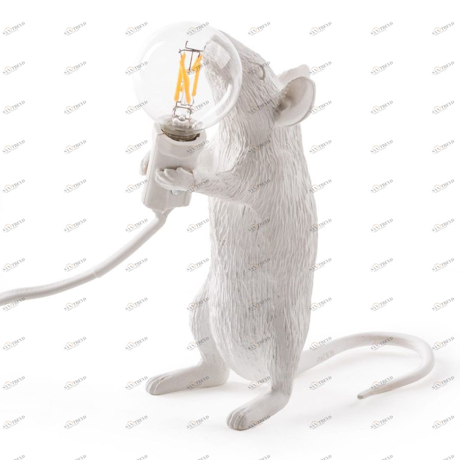 Светильник настольный Mouse Lamp Standing, белый Seletti 14884