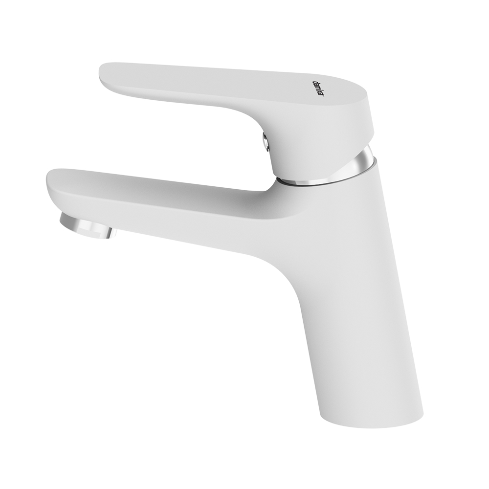 770210200 смеситель для умывальника белый Damixa Origin Bit  - Вид №3