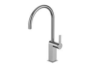 Однорычажный смеситель для кухни с поворотным изливом