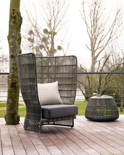 B&B Italia Outdoor Садовое кресло из полиэтилена с высокой спинкой Canasta '13 sun-id-1389608 - Вид №1