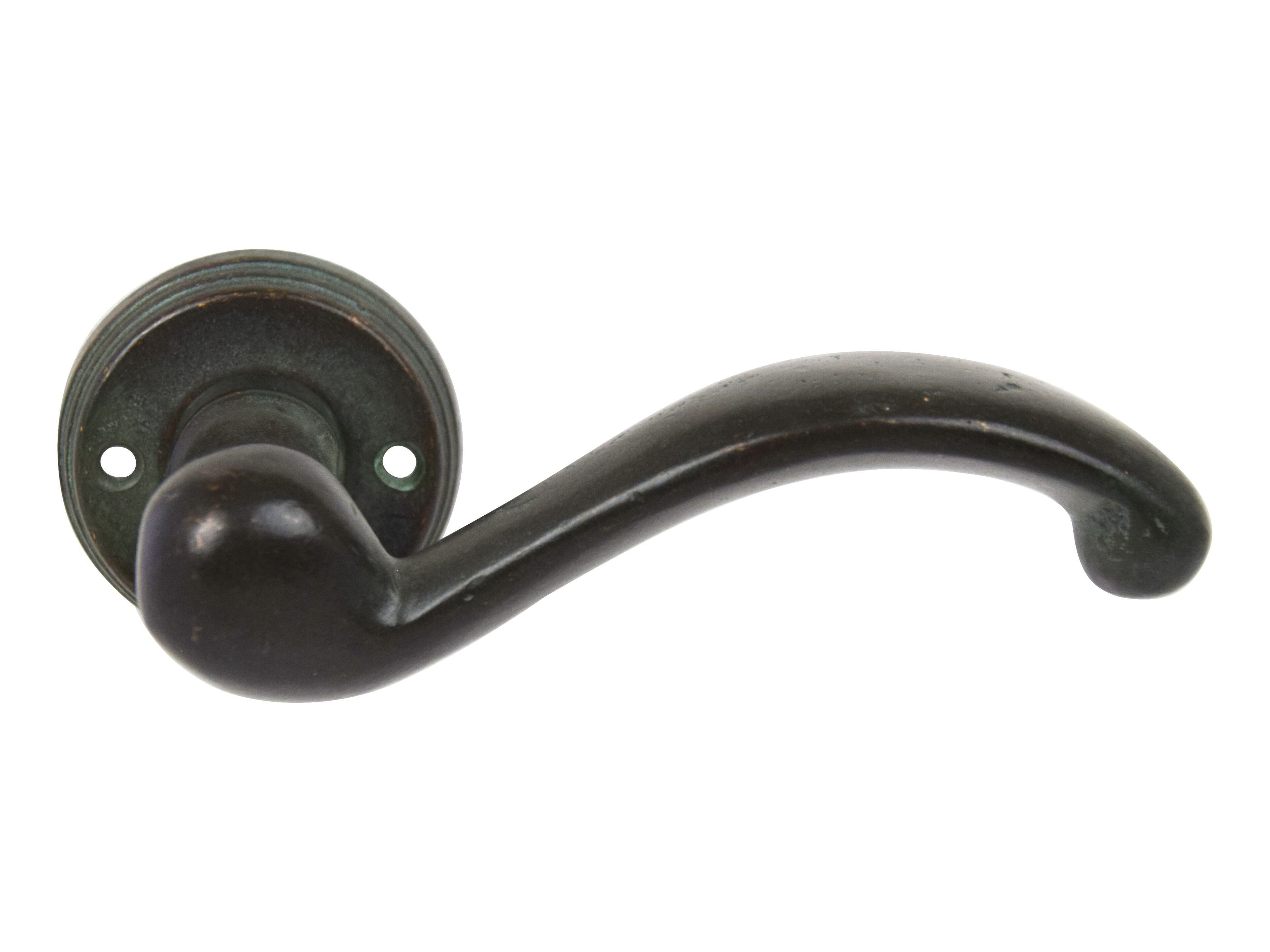 Бронзовая ручка на розетке GIARA ART DESIGN-BRONZE волна ARCH-00025498 - Вид №3