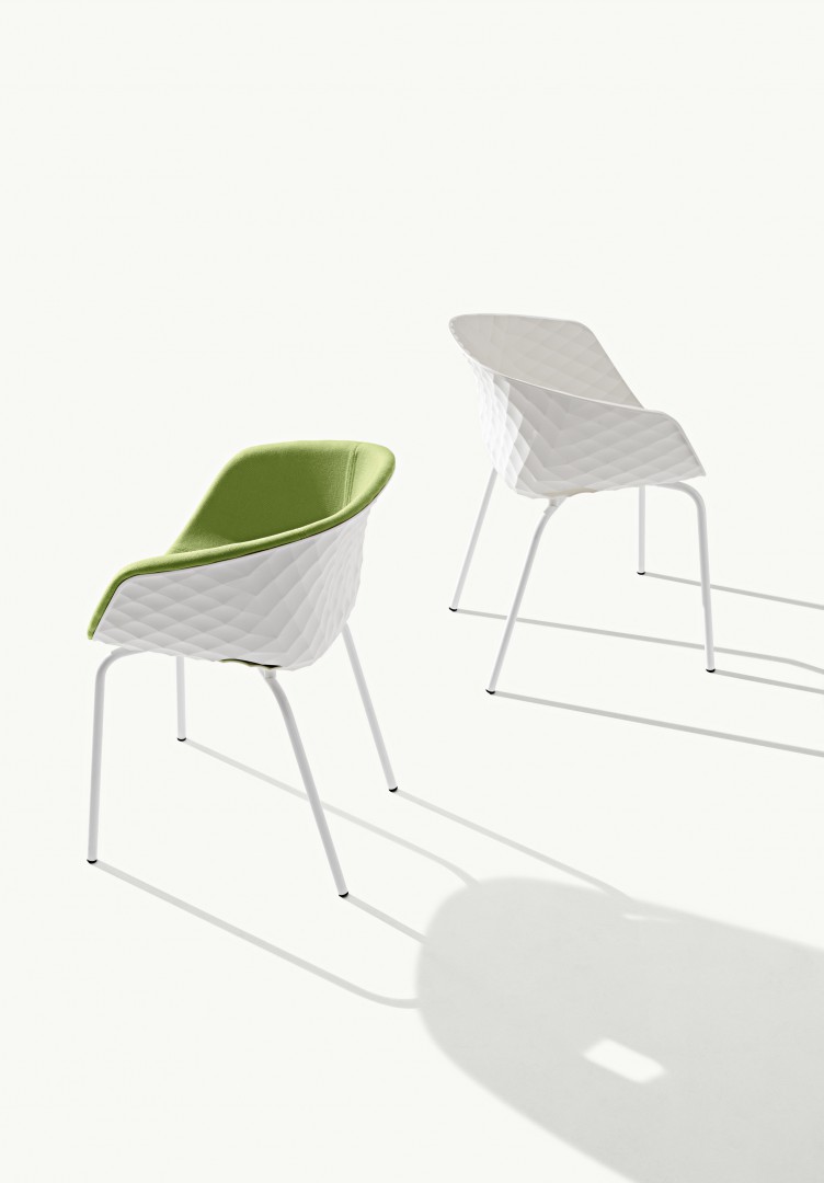 Uni-ka 594 Кресло со стальным каркасом, 4 ножки. Полипропиленовая оболочка. Et al. Uni-ka - Вид №5