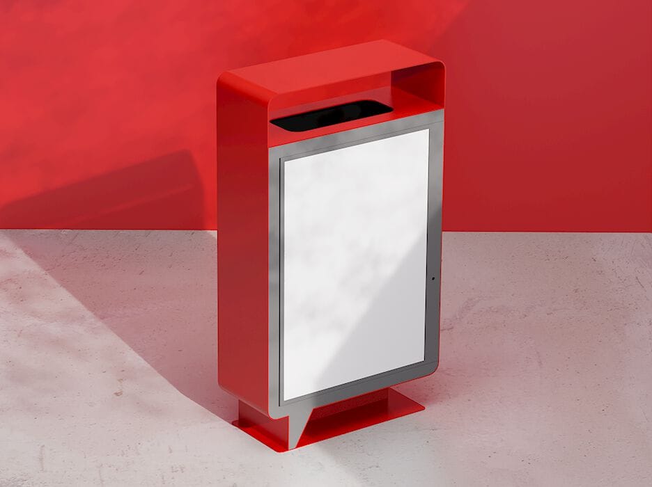 Наружные металлические стойки для мусора DIMCAR всплывающее окно ARCH-00132232