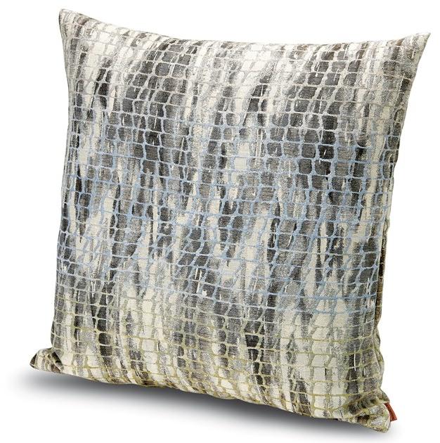 MissoniHome Подушка из жаккардовой ткани с сетчатым эффектом Terre sun-id-1354570 - Вид №1