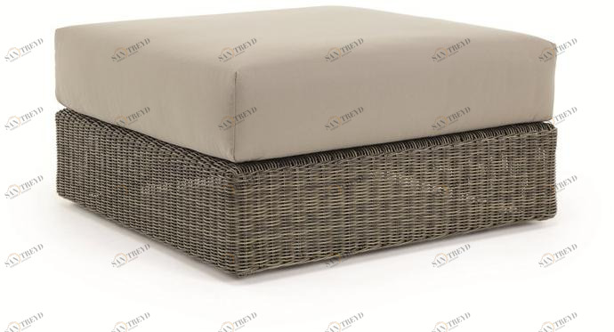 Ethimo Квадратный садовый пуф из ethimo etwick® Cube Cbmp2000