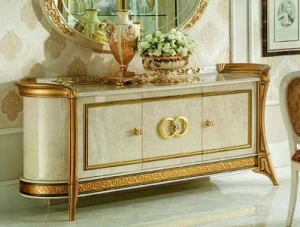 Arredoclassic Комод деревянный с распашными дверцами Melodia