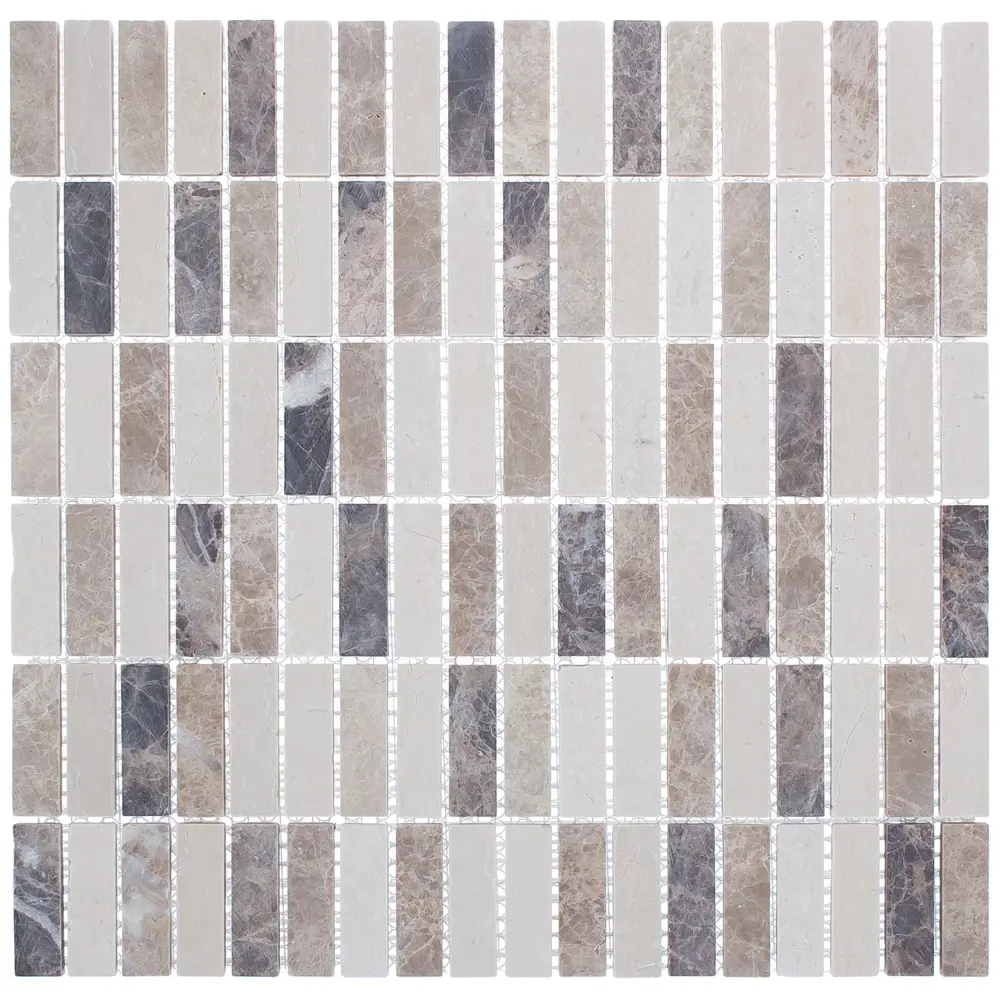 Мозаика мраморная Artens Stripes 30.5x29.8 см цвет коричневый 18731581 STLM-2158919 - Вид №2