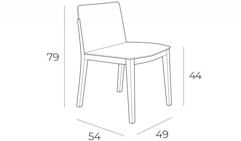 Angel Cerdá Стул из искусственной кожи New chair 4040 cpmk109 Angel Cerda - Вид №6