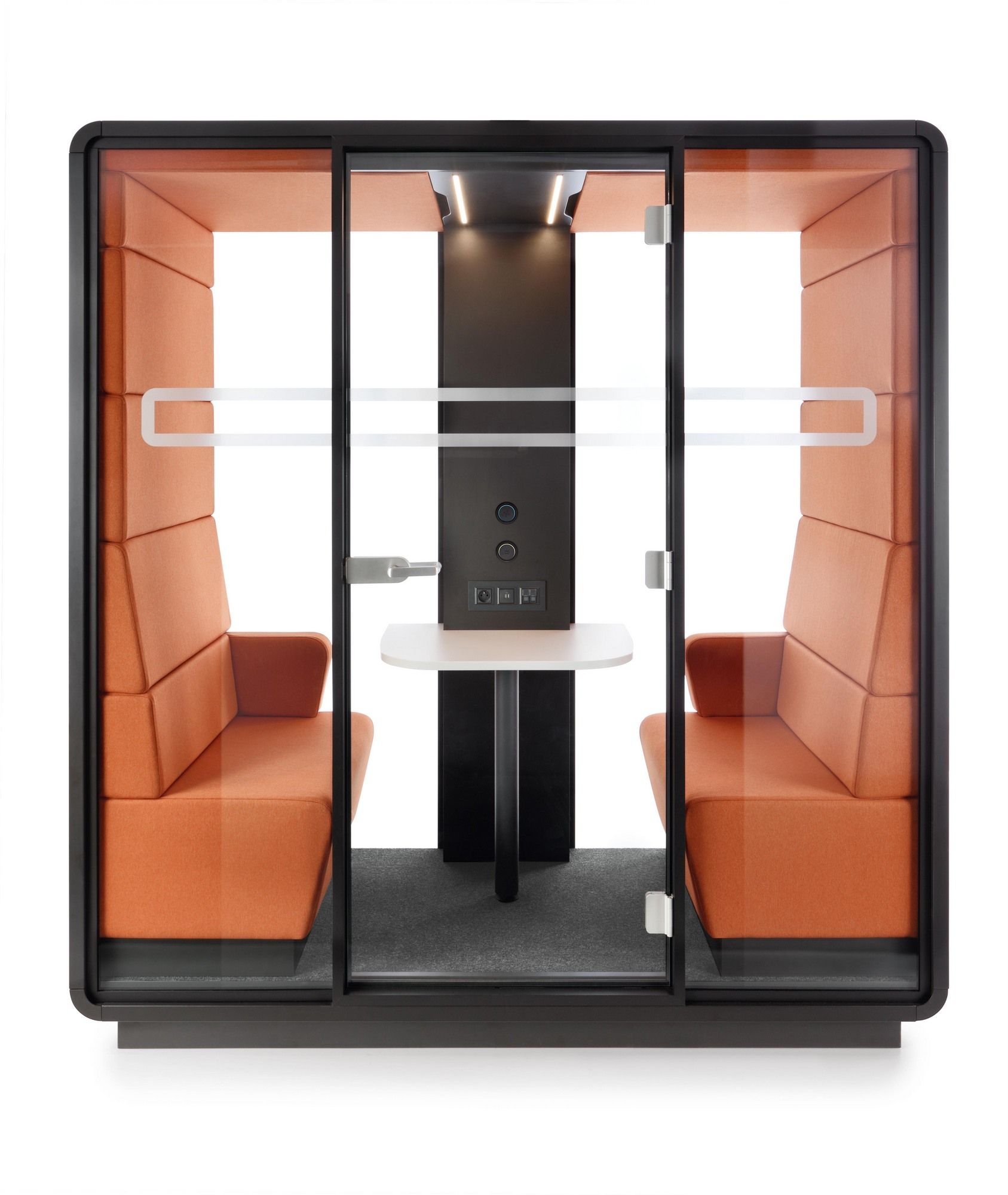 Многосторонняя акустическая офисная кабина со встроенным освещением Mikomax Smart Office Hushoffice ARCH-00086277 - Вид №38