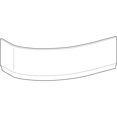 554.821.01.1 Передняя обшивка Geberit Renova для асимметричной ванны, левая Geberit  - Вид №6