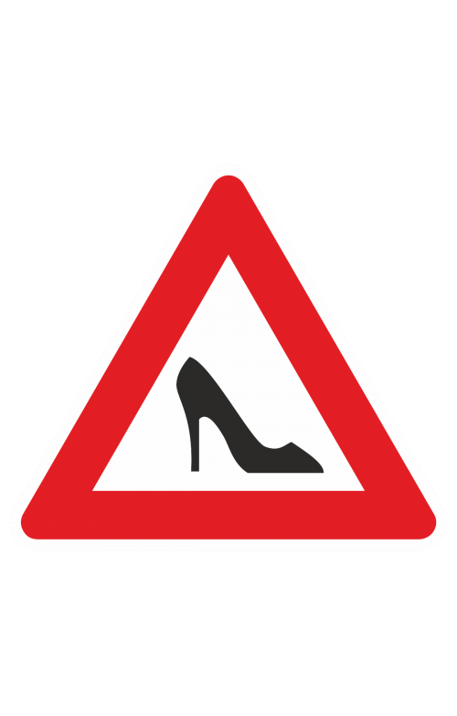 68776 Знак "За рулём дама"  Знаки для автомобиля размер 100 х 100 мм Спецодежда 