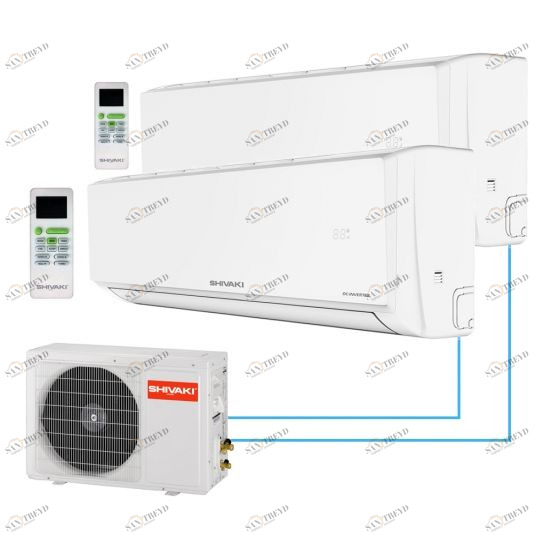 Мульти-сплит система Shivaki SRH-PM189DC на две комнаты sun-id-369835