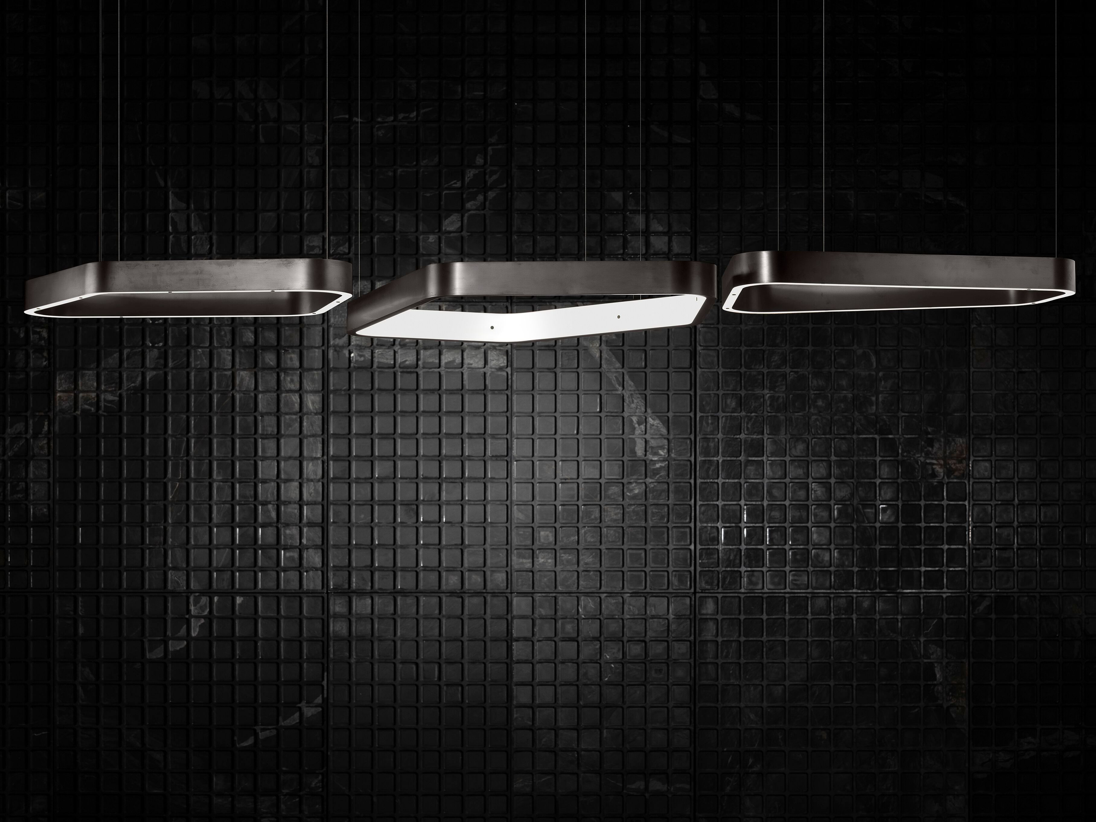 Металлический светодиодный подвесной светильник Henge Световые кольца ARCH-00036934