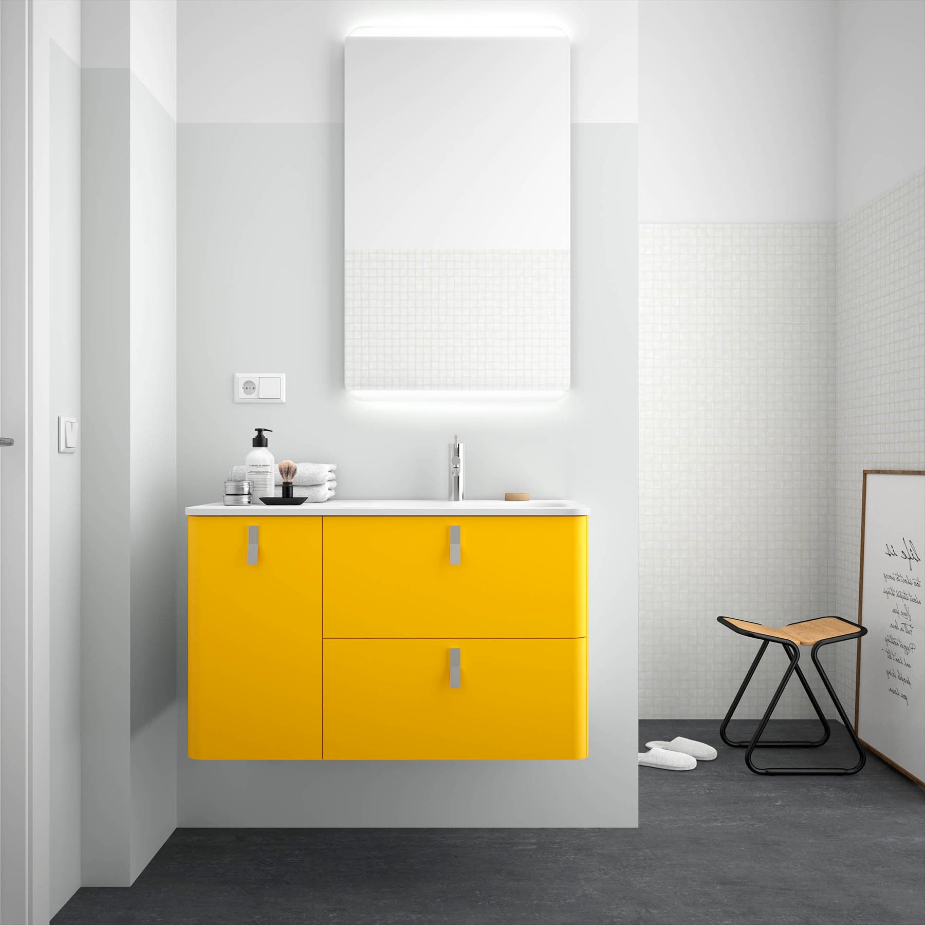 24679 SALGAR Мебель для умывальника UNIIQ 1200 левая SOL Sol  - Вид №1