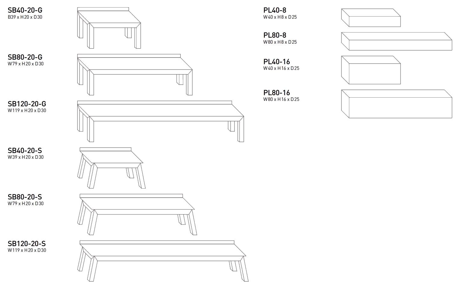 Модульный лакированный журнальный столик Cubit by Mymito ARCH-00085329 - Вид №11