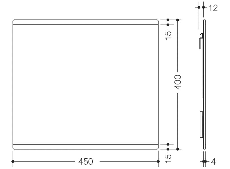 950.01.500 зеркало HEWI Kids - Вид №5