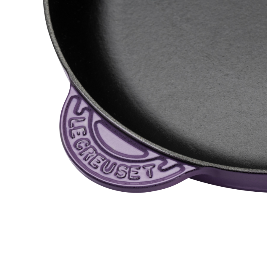 Сковорода чугунная с деревянной ручкой Le Creuset, Ø24 см, фиолетовая 20058247220460 - Вид №6