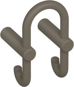 801.90B030 Двойной крючок для гардероба HEWI Edition matt | Polyamid  - Вид №5