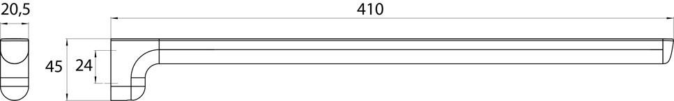 Emco Bad Вешалка для полотенец из металла Trend sun-id-1457091 - Вид №3
