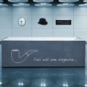 Ванна отдельностоящая Urbain Black Board Gris Ardoise