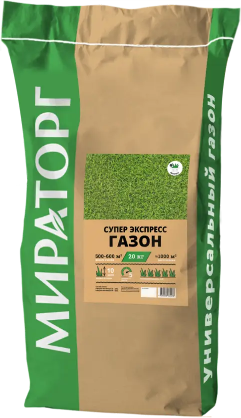 Мираторг Супер Экспресс: семена для быстрого газона 20 кг 83868323