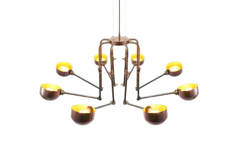 Mullan Lighting Регулируемая люстра из латуни  Mlf184  - Вид №8