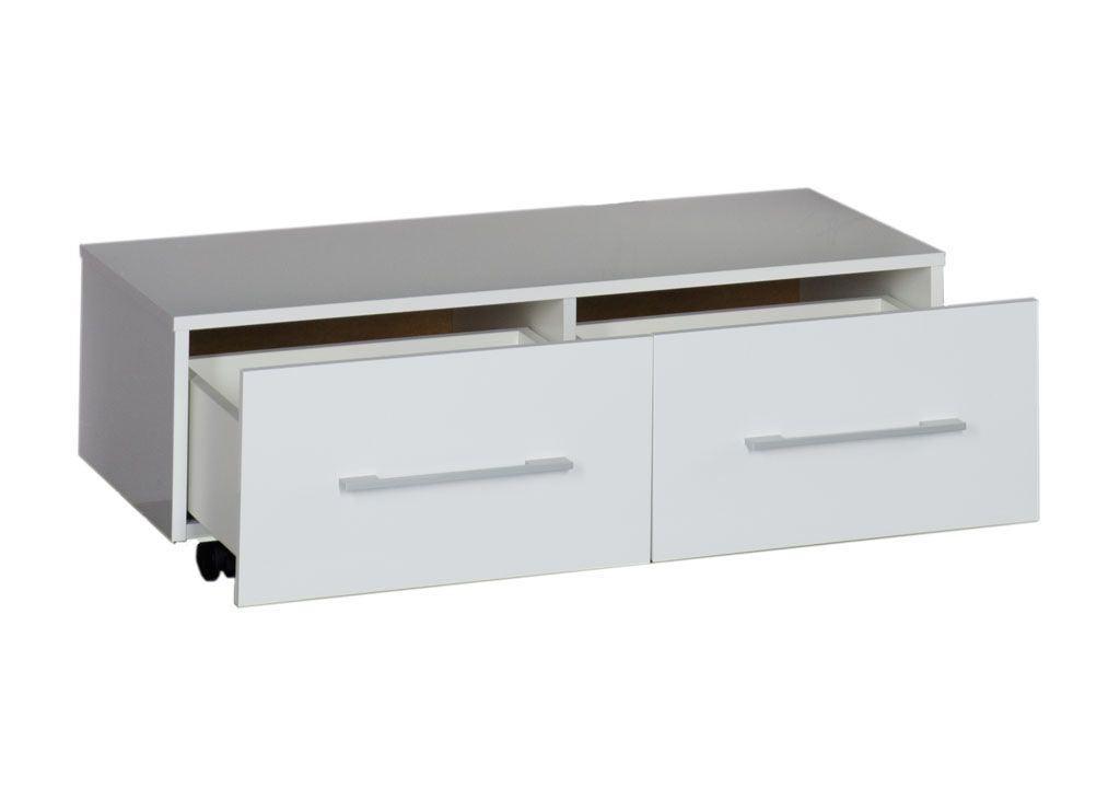 Тумба подкатная Aquanet Верона 100 белый (2 ящика) 00175401 - Вид №2
