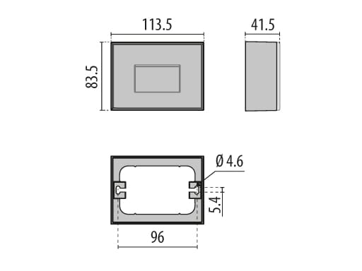 Открытый настенный светодиодный маркер PERFORMANCE iN LIGHTING Вставка+ ARCH-00126900 - Вид №2