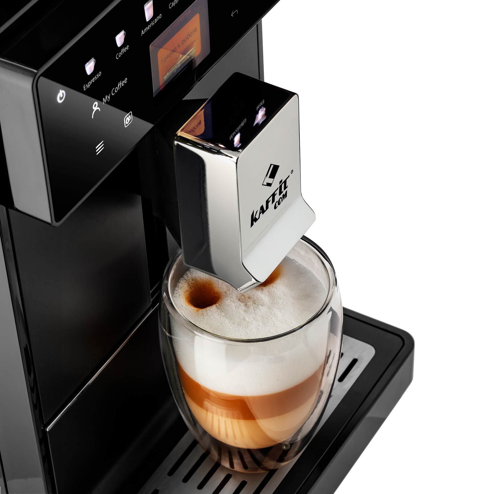 5637155 Кофемашина автоматическая KAFFIT COM Roma A5-2 Black черный STDN-0101393 - Вид №4