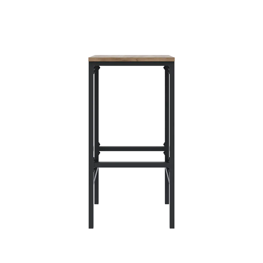 Santreyd Ferro - барный табурет с деревянным сиденьем и металлическим каркасом 87306001 STLM-0073688 - Вид №2