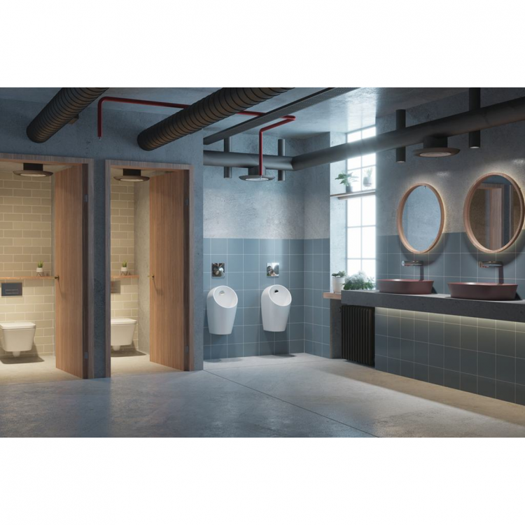 E183101 MIDI Писсуар со стандартным смывом, задняя подводка Ideal Standard SPHERO - Вид №4