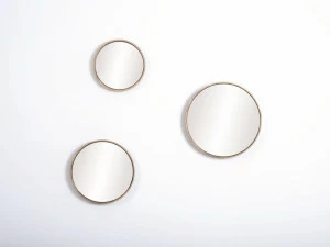 Gazzda Зеркало настенное круглое в раме Hook/look