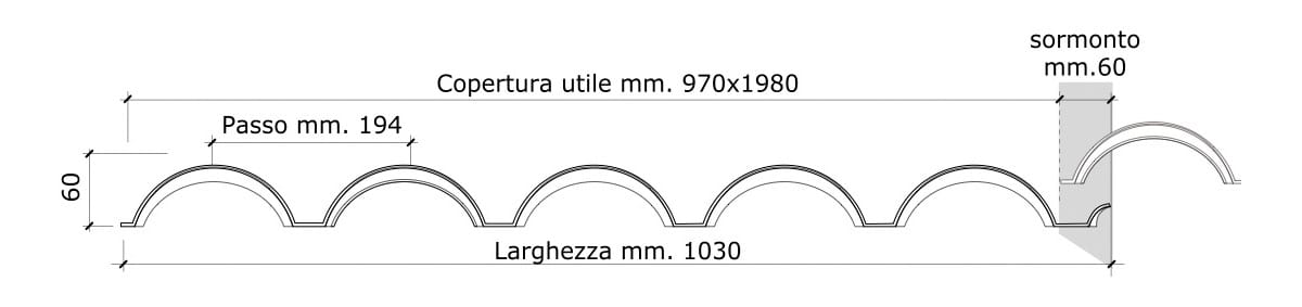Кровельный лист Coppo First Corporation Cover-Life ARCH-00002338 - Вид №2