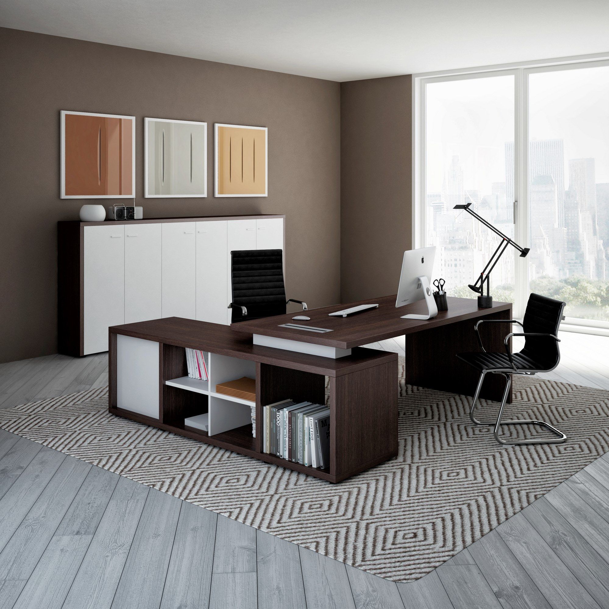 Деревянный стол с ящиками CUF Milano ARCH-00002785 - Вид №4