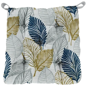 Сидушка с липучками Листья 40x35x6 см разноцветная 82709356 STLM-2201656