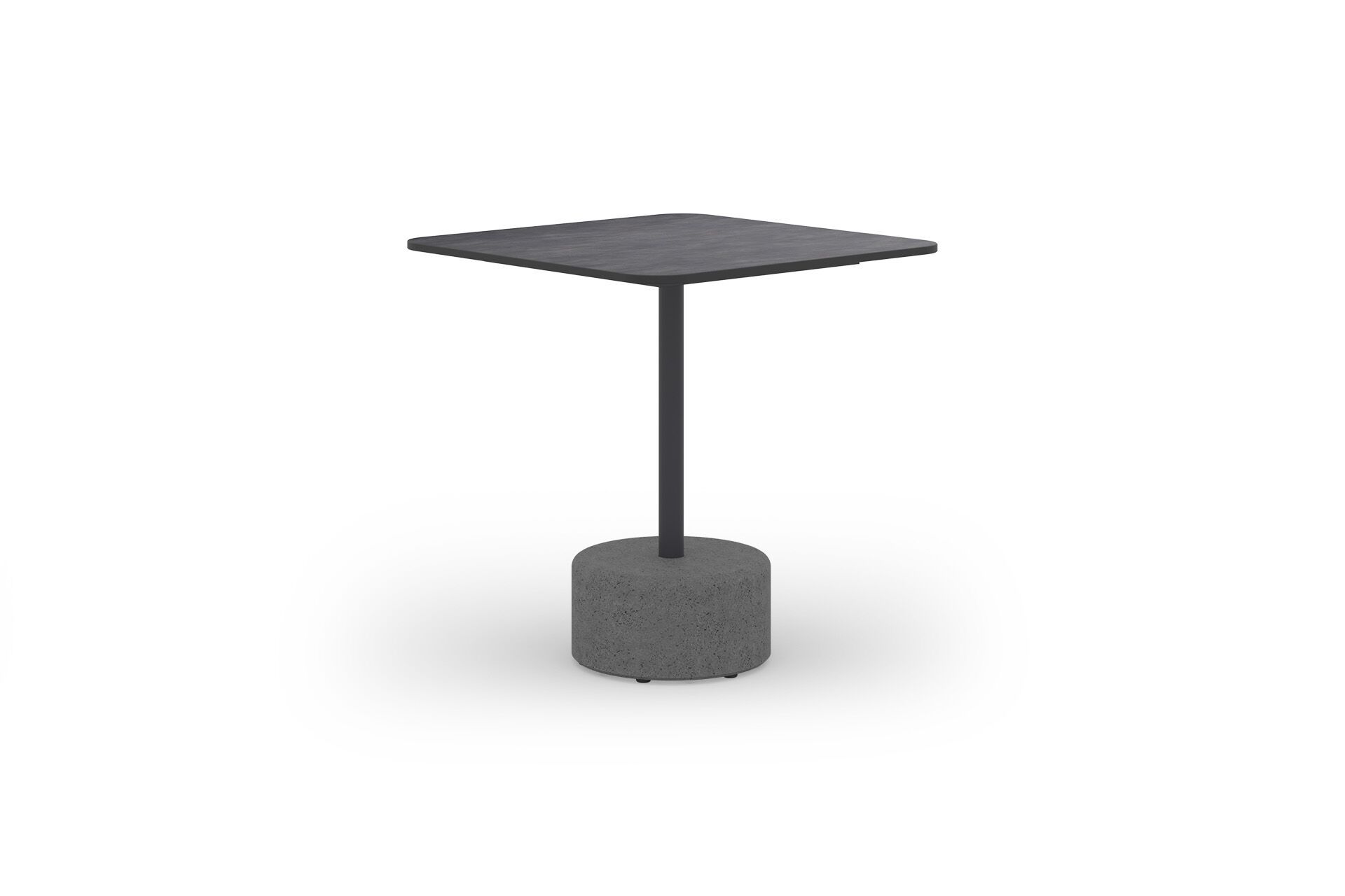 Квадратный стол с верхней частью HPL и тиковым или каменным основанием MAMAGREEN Glyph ARCH-00051190 - Вид №7