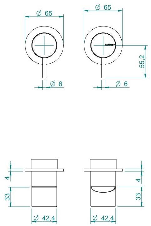 ZAZZERI Смеситель для душа на 3 отверстия с ручным душем Z316 sun-id-1450696 - Вид №1