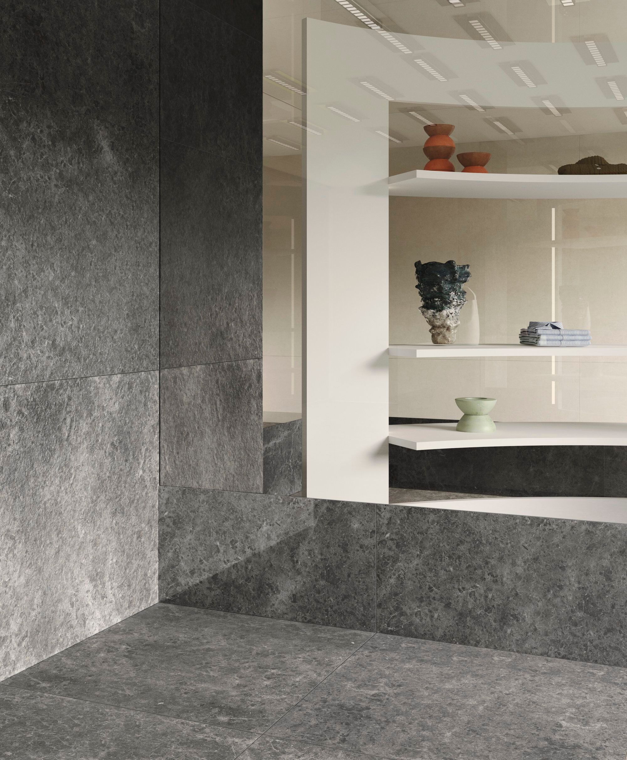 Пол / облицовка керамогранита с эффектом камня Fiandre Pulsar ARCH-00067704 - Вид №3